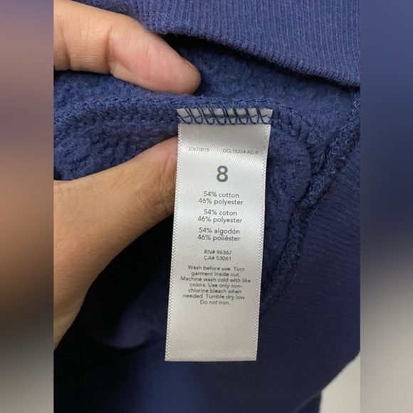 OshKosh B’gosh Blue Flippy Stars Pullover Girls 8Y - Picture 4 of 6